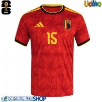Maglie da calcio Belgio Thomas Meunier #15 Prima Maglia Mondiali 2026  Manica Corta